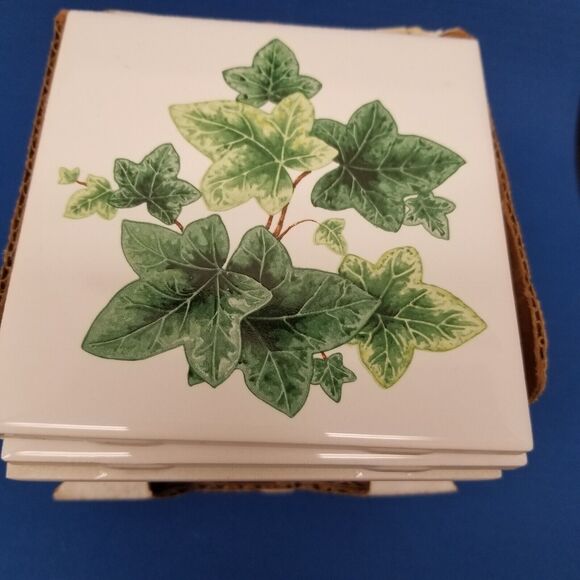 BananAppeal Antique Ivy 4 inch ceramic tiles 15 total - Picture 5 of 7